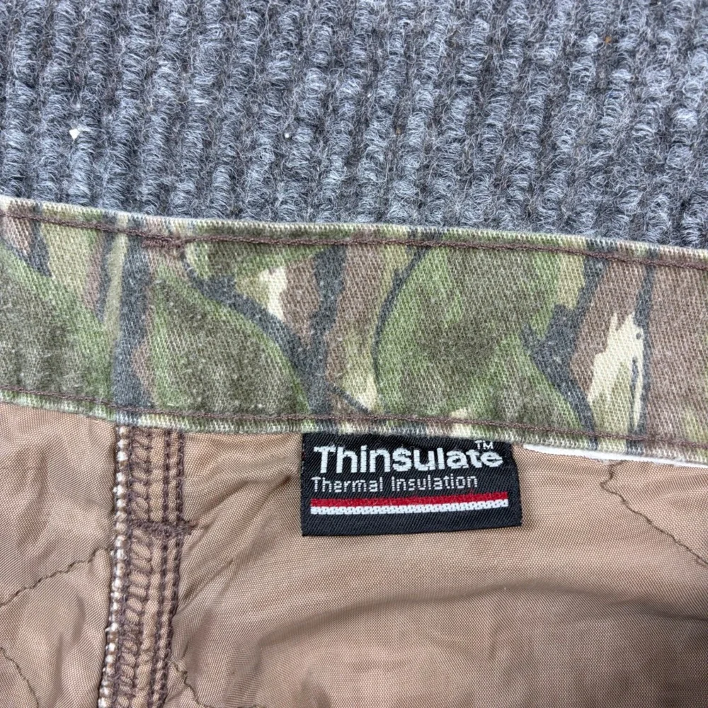 Duxbak Pants Men's 33x29  Realtree Camo Thinsulate Insulated Hunting Green Brown